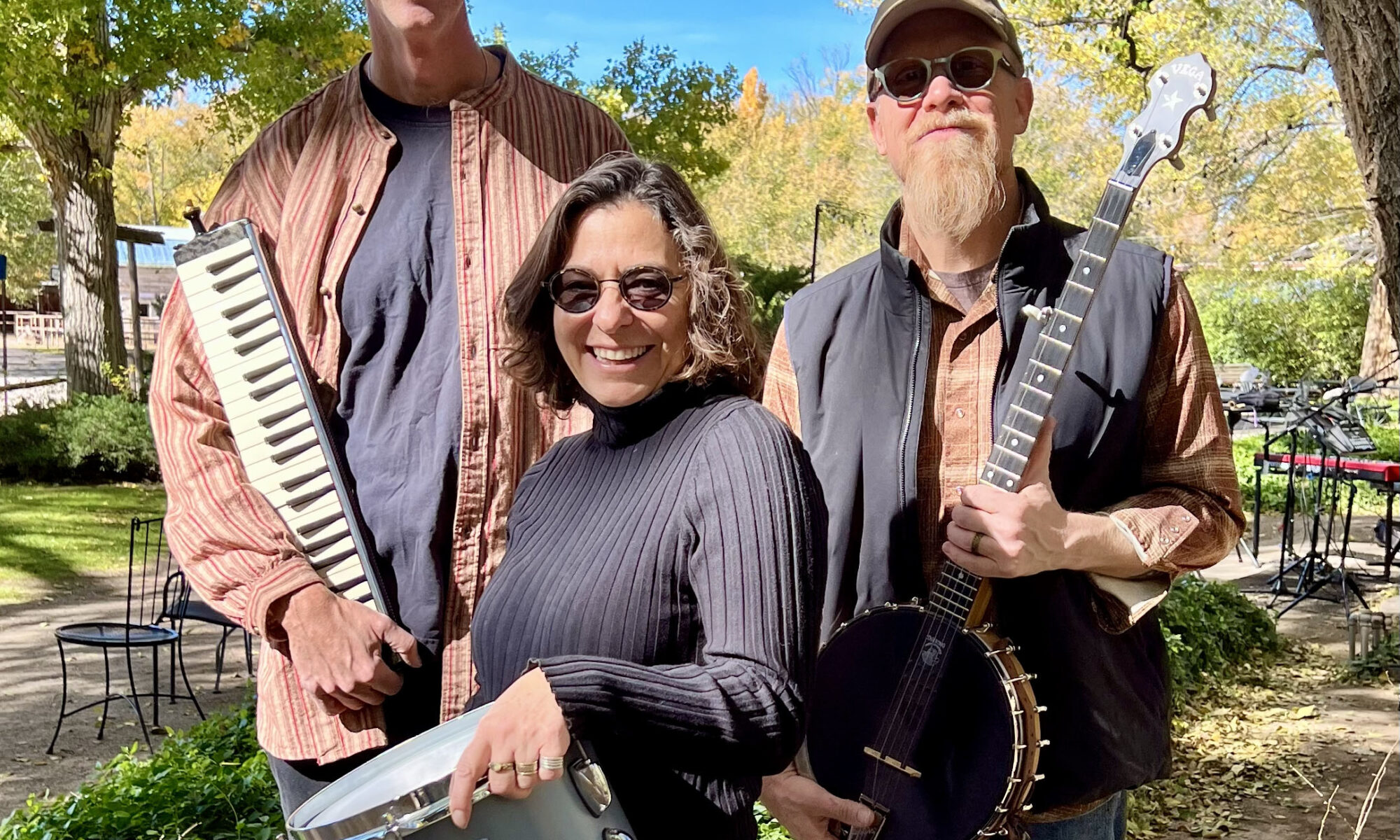 Three members of Mineral Hill band from left John Funkhouser, Lauren Addario, Jonathan Mack.