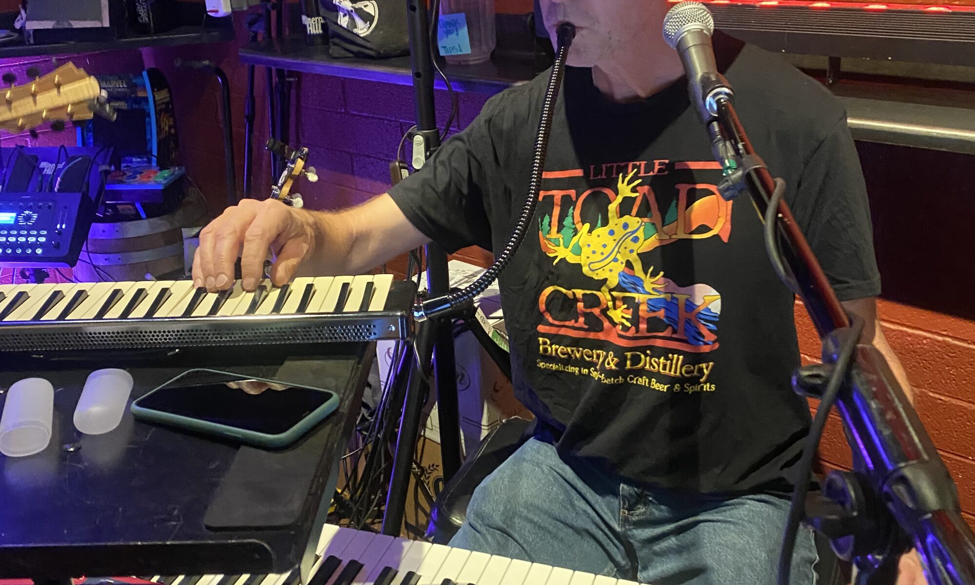 John Funkhouser on Keys and Melodica at Black Bridge Brewery in Kingman, AZ