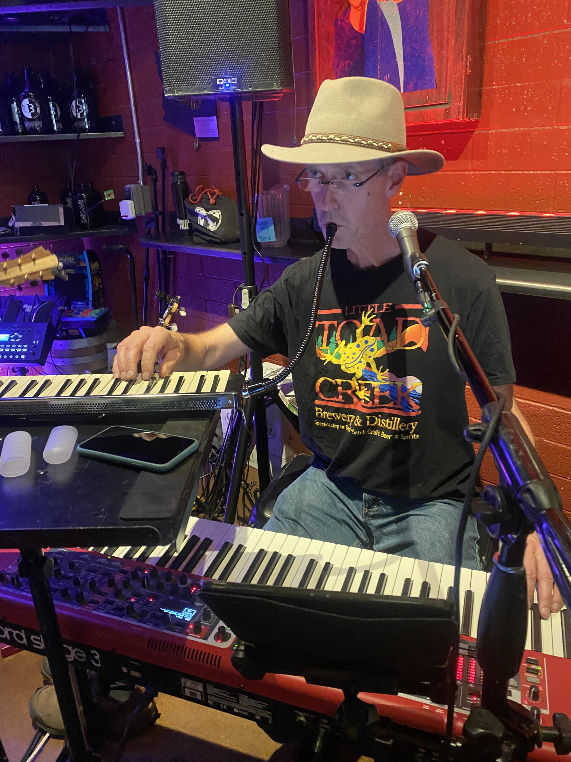 John Funkhouser on Keys and Melodica at Black Bridge Brewery in Kingman, AZ